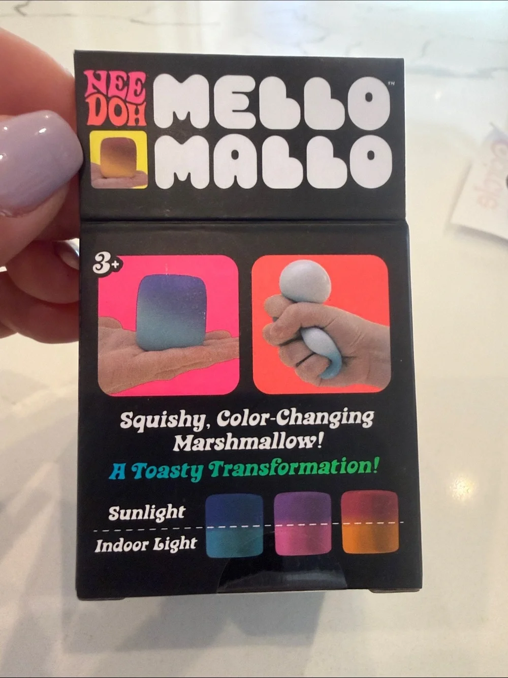 Mello Mallo Color-Changing Stress Ball - Yellow